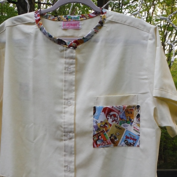 Tops - Donald Duck 2X Short Sleeve Shirt or Coverup - New